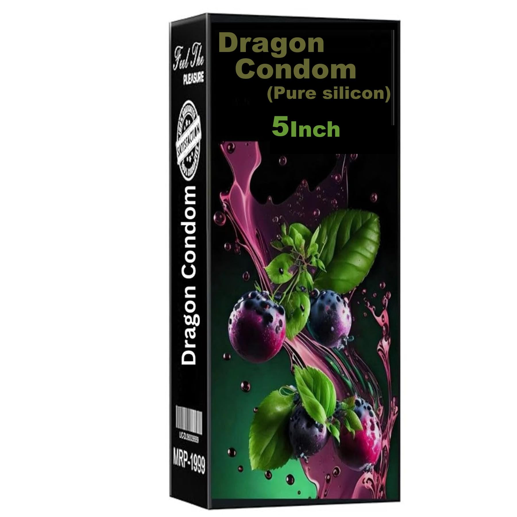 SellRider Premium Classy Imported Silicone Dragon Condom for Mens (5 Inch)
