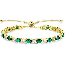 FANCIME 14K Gold Plated Sterling Silver Adjustable Bolo Bracelet for Women