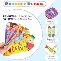 Vista 2 de Eersida 30 Piezas de Marcadores Olfatibles y de Raspar con Aroma a Frutas para Niños, Marcadores Temáticos de Comida, Divertidos y Bonitos