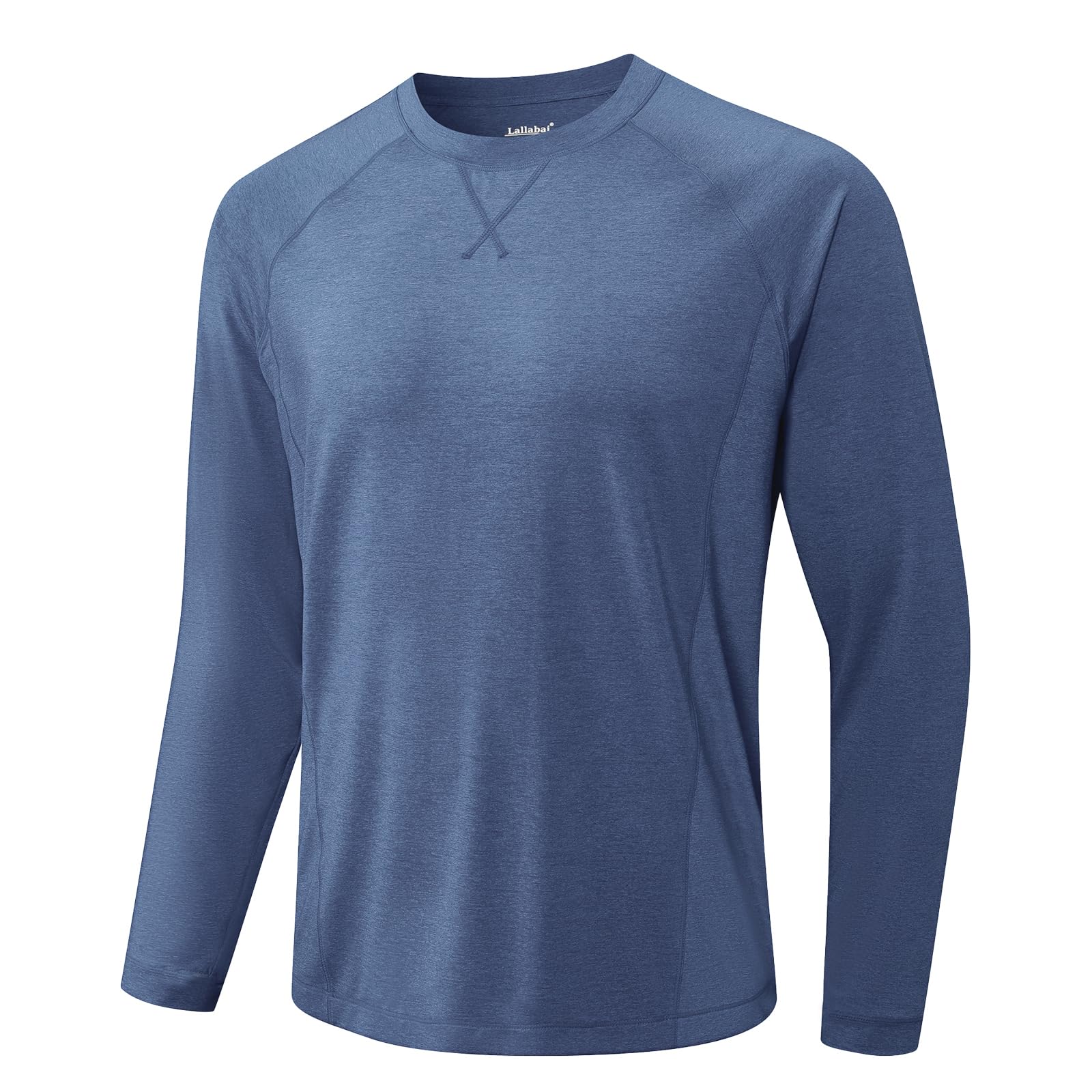 MEETWEE Herren UPF50+ Rashguard UV Shirt Langarmshirt UV Schutz Shirts, UV Sonnenschutz Atmungsaktiv Langarm Outdoor Angeln Laufen Wandern Funktionsshirt