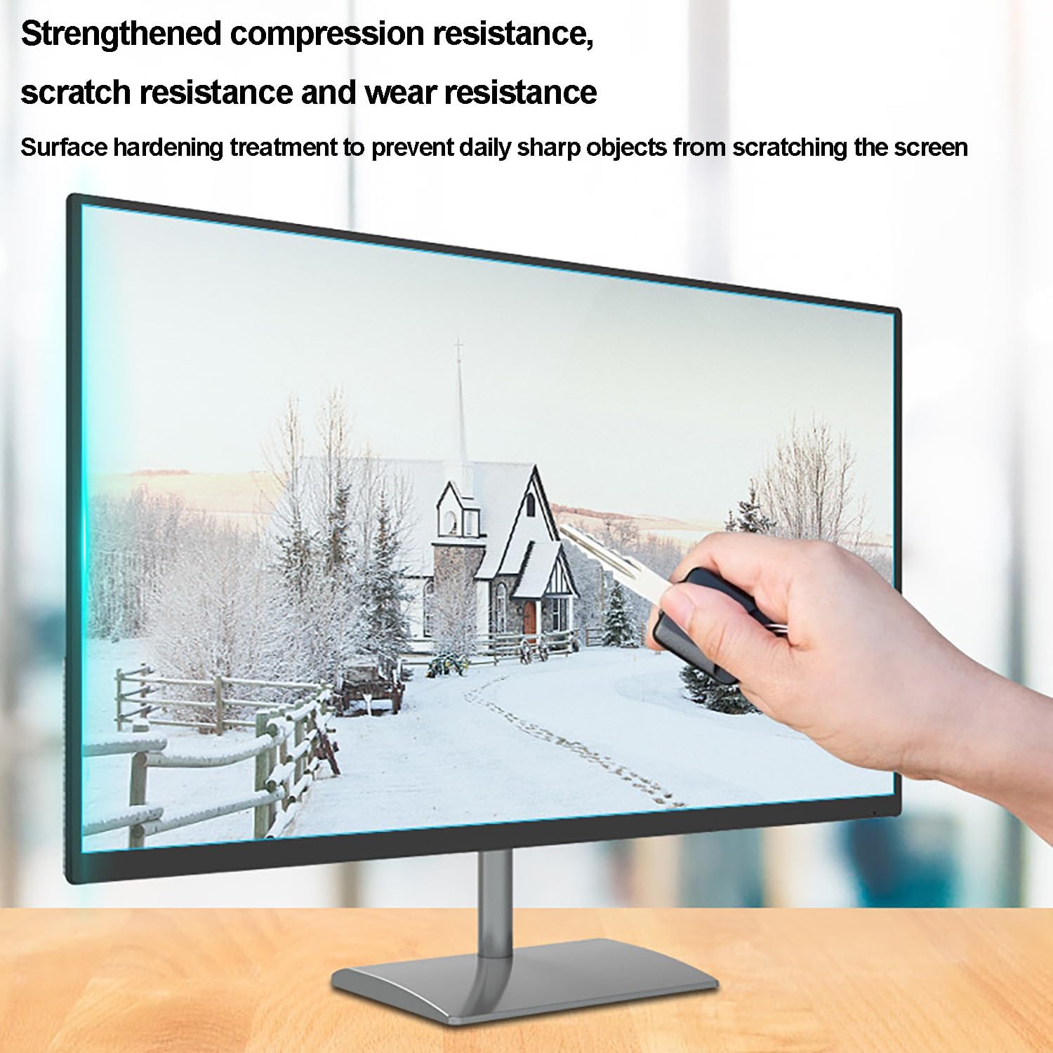 Computer Blue Light Blocking Screen Protector for Diagonal 23-27 inch Aspect Ratio 16:9 16:10 Desktop PC LED Monitor Anti Blue Light Screen Protector Film,23.6in 16:9