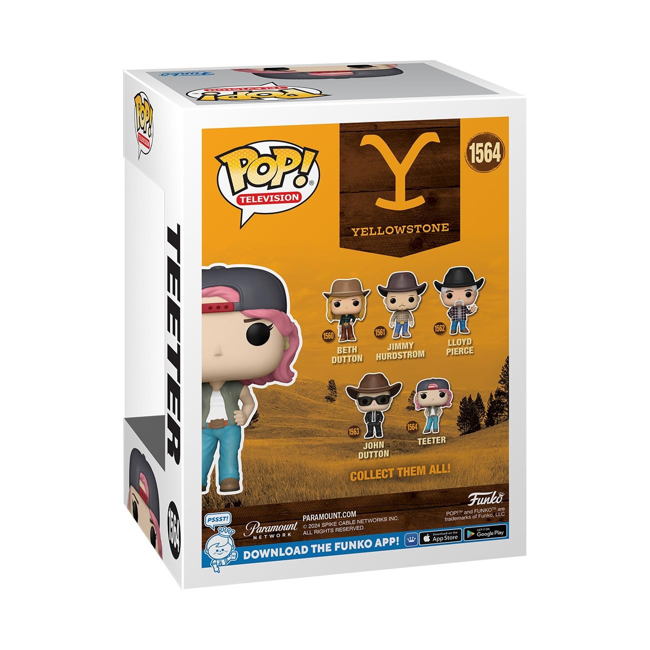 Funko Pop! TV: Yellowstone, Teeter, Collectable Vinyl Figure, Gift Idea, Official Merchandise, Toys for Kids & Adults - Image 3
