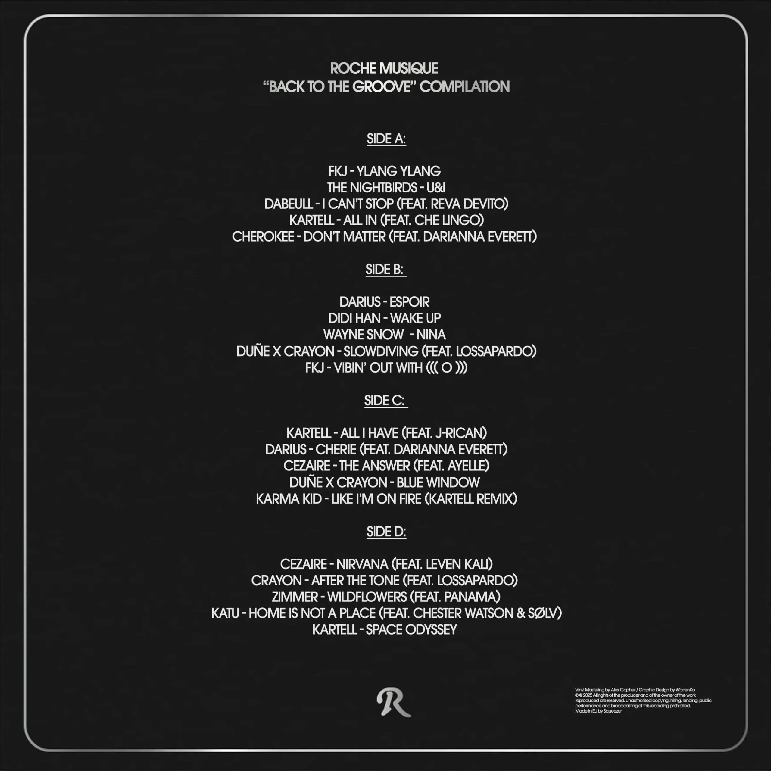 Back To The Groove - Roche Musique