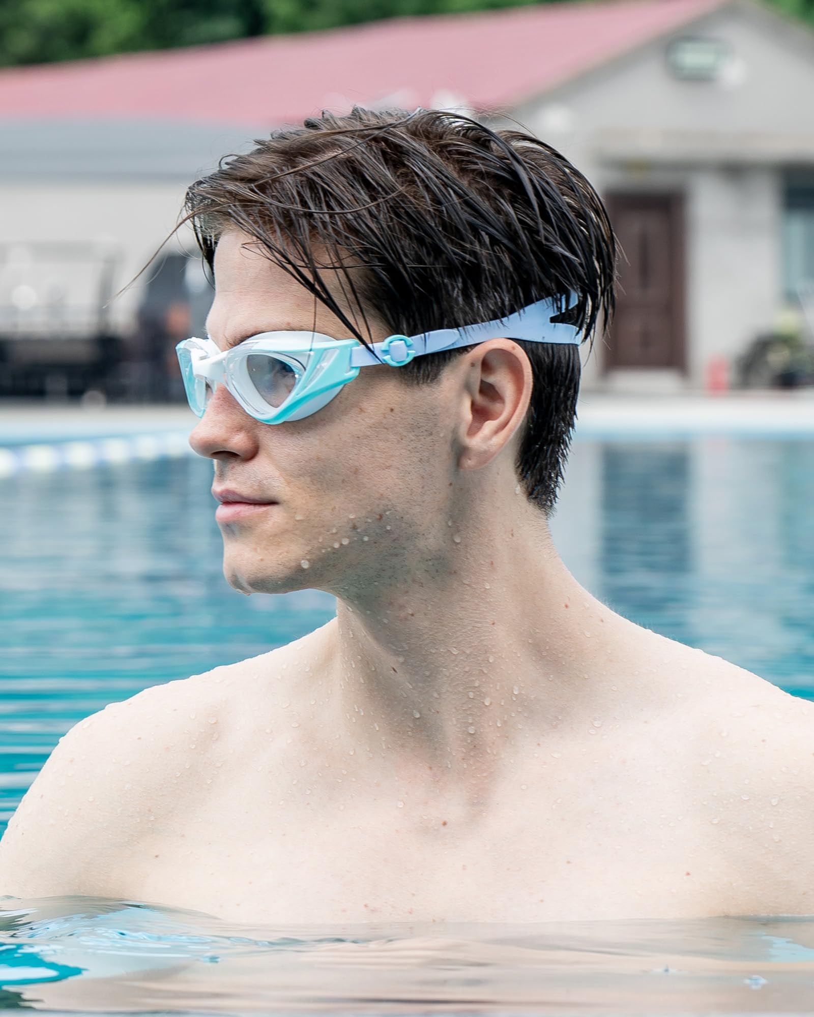 Occhialini da nuoto, visione super chiara, occhialini da nuoto per adulti, adatti per tutti i tipi di programmi di nuoto