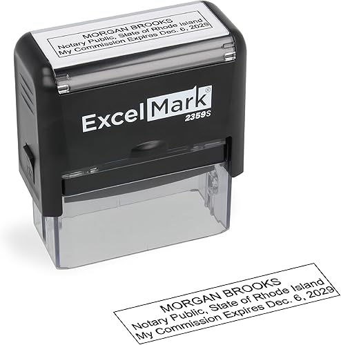 Vista 233 de ExcelMark Sello de notario para los 50 estados - Sello oficial del estado - Colorado