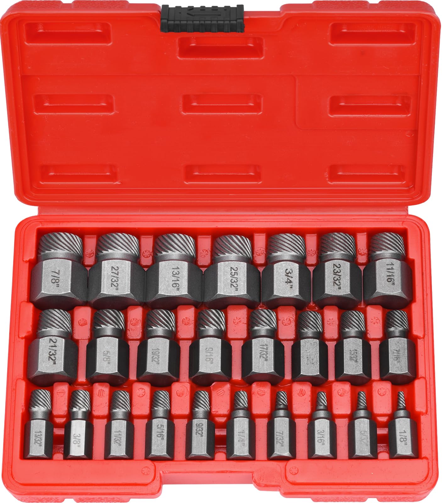 25 Pezzi Estrattore Viti Spanate, Estrattore Viti Danneggiate, Estrattori Viti per la Rimozione di Bulloni
