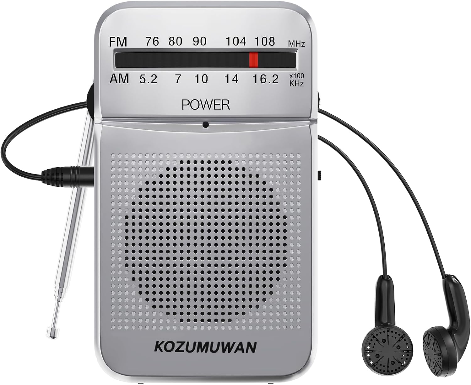 KOZUMUWAN ポケットラジオ イヤ