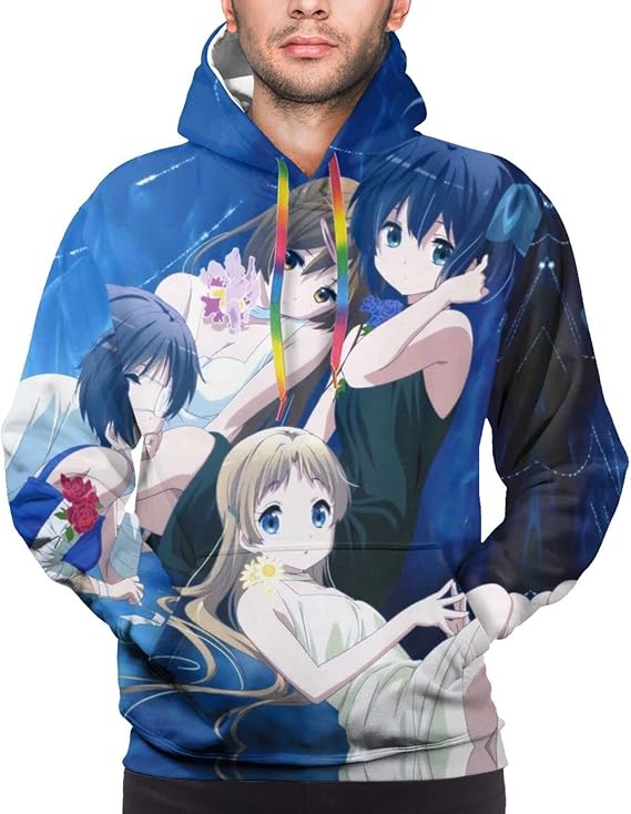 Amazon Co Jp ジャケット おしゃれ カジュアル プルオーバー 春秋冬服シンプル メンズ ジャージ 暖かい パーカー 防寒カ ップル 面白 プリント 出退勤する防寒 保温する応援服中二病でも恋がしたい 3 ファッション