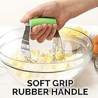 Vista 4 de Zulay Kitchen - Batidora de masa profesional, cortador de repostería de acero inoxidable, licuadora de pastelería resistente y cortador de masa