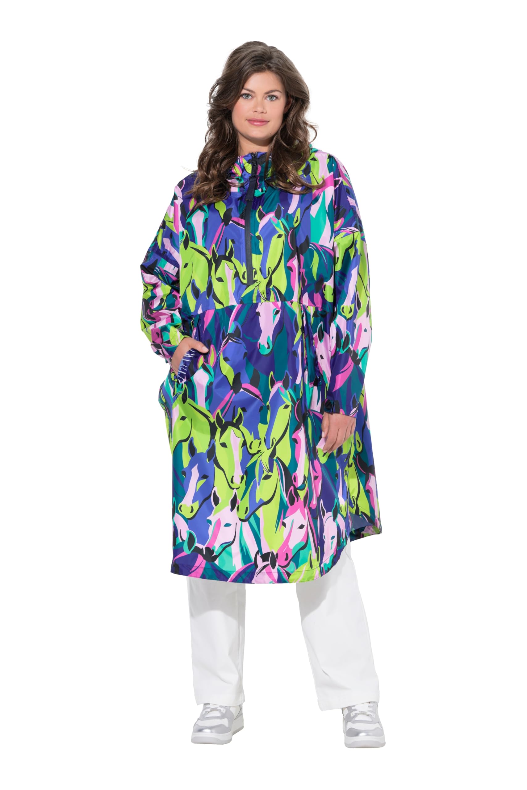 Laurasøn Funktions-Regencape, Unisex, Print, Kapuze 840283