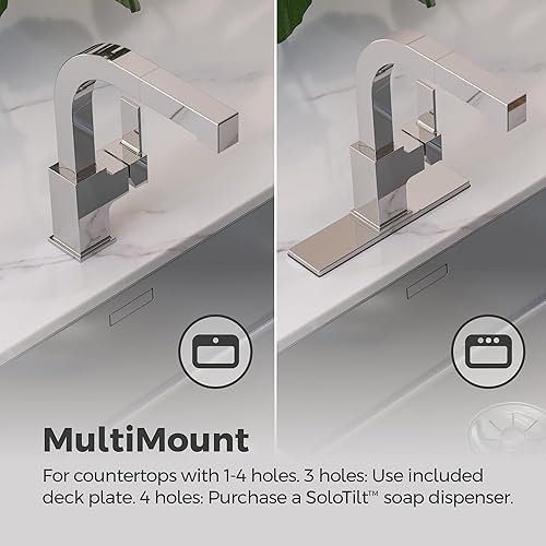 Miniatura 7 de Pfister LG534-LPMC Arkitek - Grifo de cocina con cabezal rociador extraíble cromo pulido Negro mate, Polished Chrome, Acero inoxidable