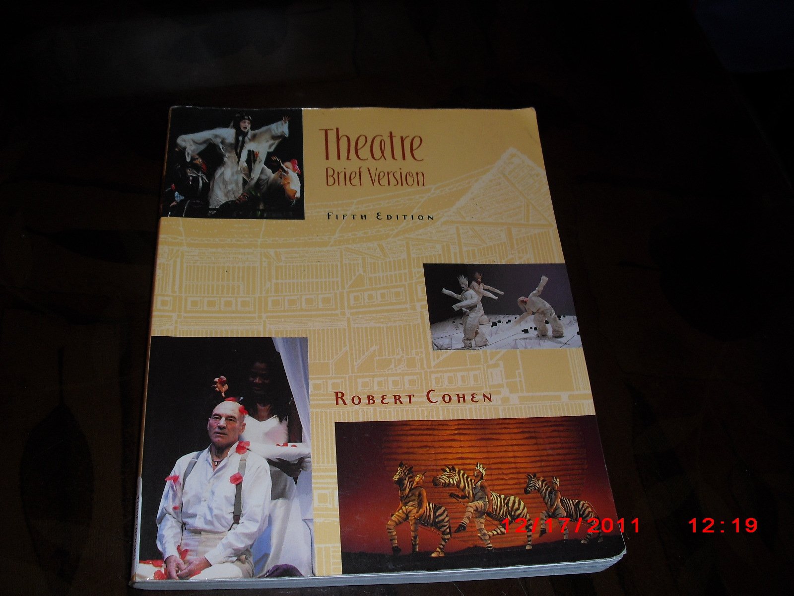 Theatre Brief Version Robert Cohen 9780767404945 Books