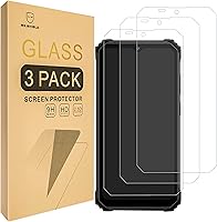 Mr.Shield Screen Protector For Oukitel WP23 / Oukitel WP23 Pro [Tempered Glass] [9H Hardness] [3-Pack] Screen Protector