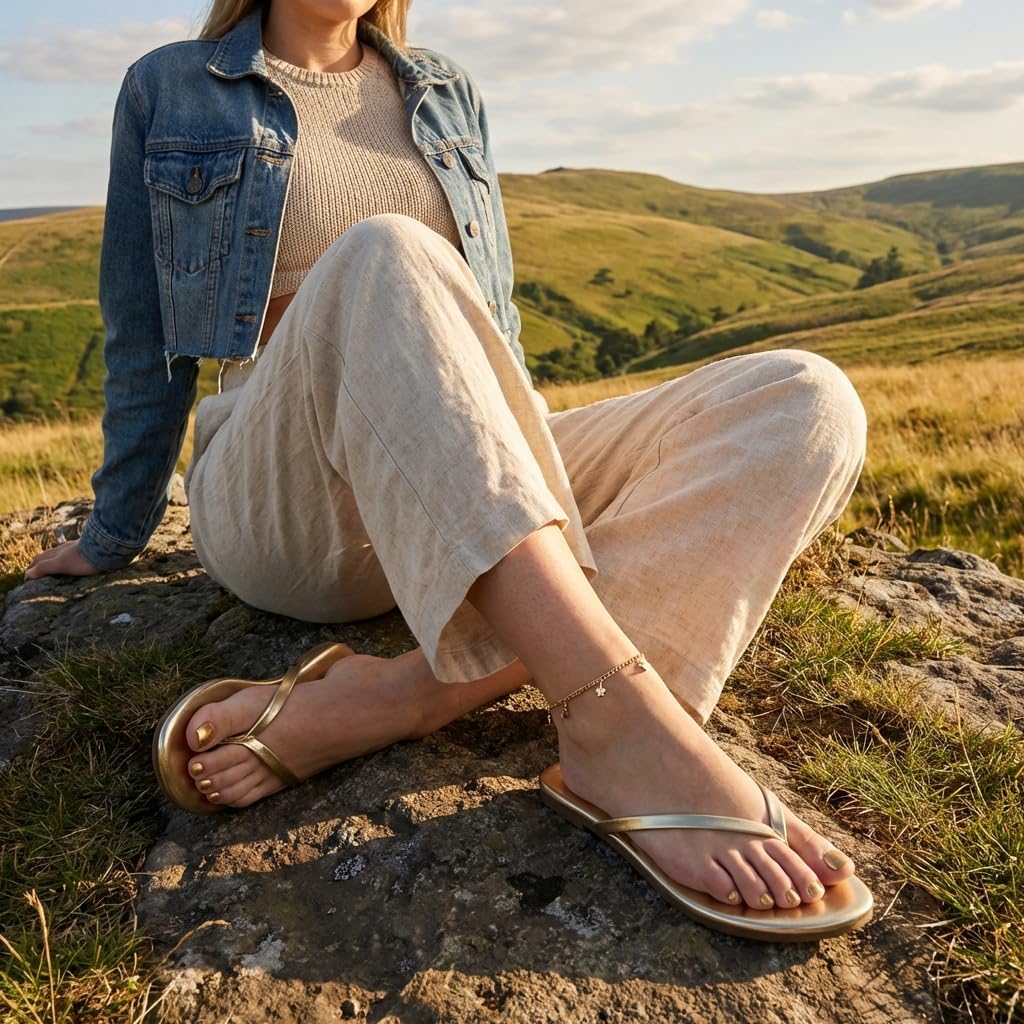 CUSHIONAIRE Women's Cruise Flip Flop Sandals - Image 3