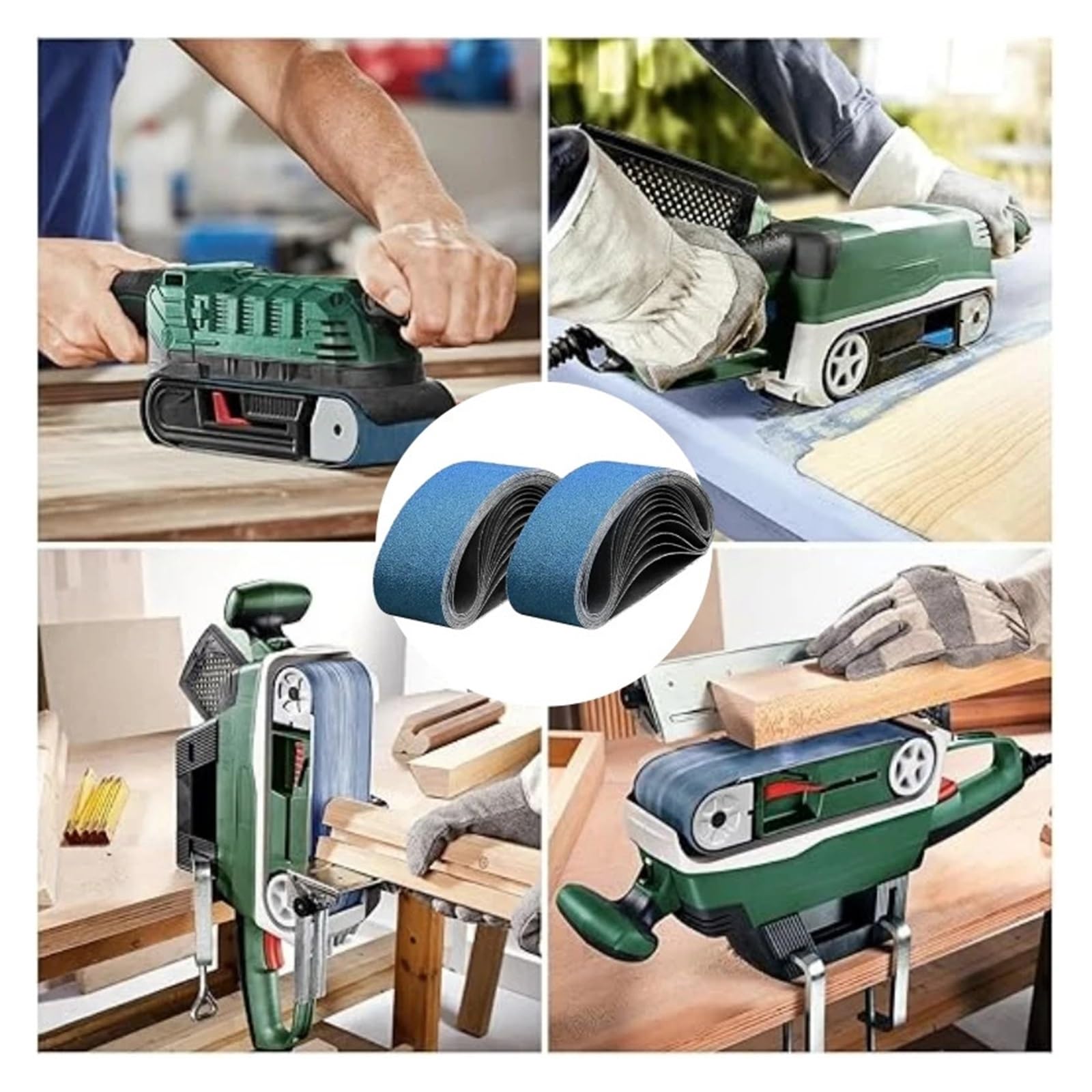 10 Stück 3 x 18 Zoll (40–240 Körnung) Zirkonoxid-Sandgürtel, geeignet for Holz, Metall, Automobil und Möbel(60 grit)