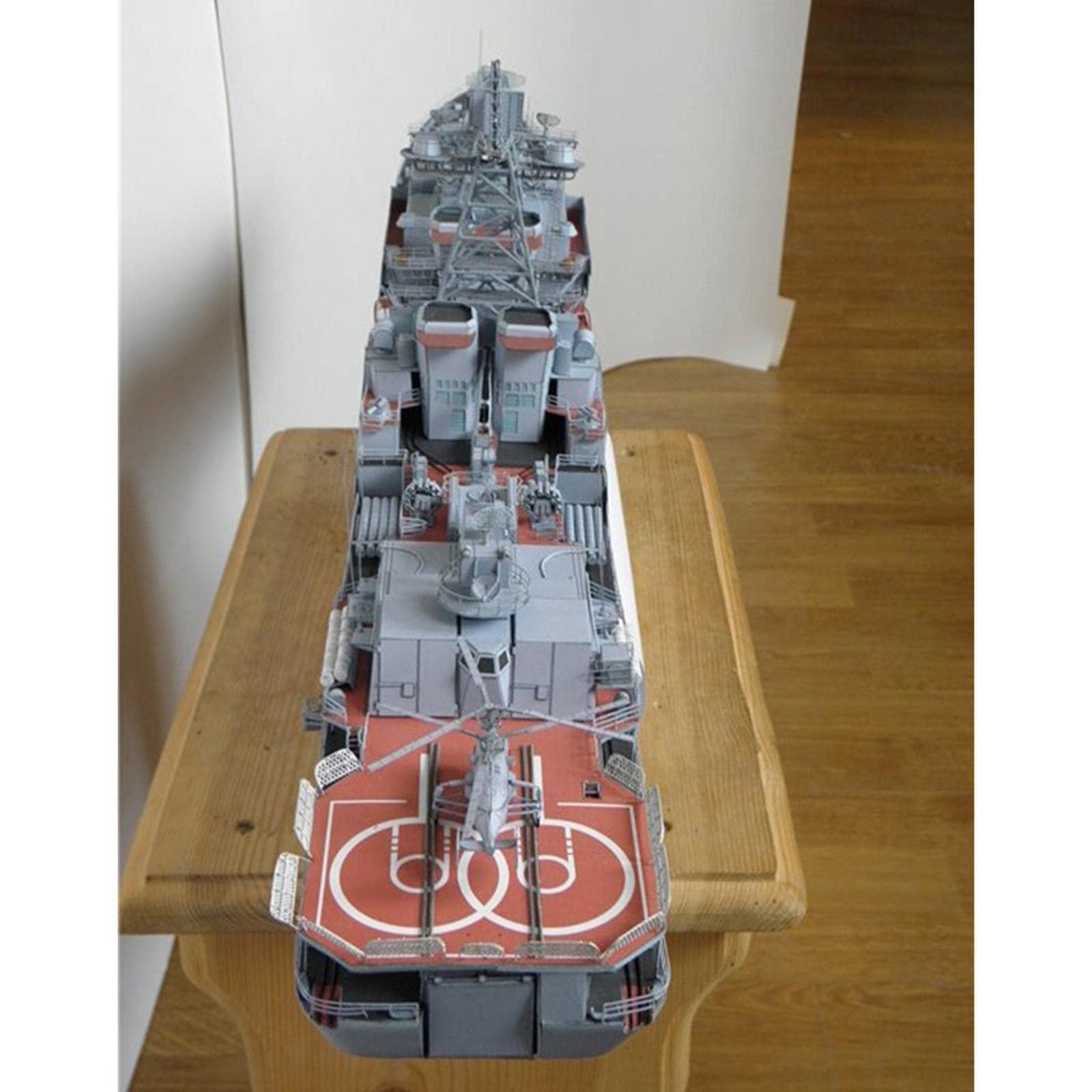 Maquette Navire Levchenko Échelle 1/200 Papier Décoration Intérieure