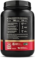 Vista 24 de Optimum Nutrition Gold Standard - Proteína en polvo de 100% suero de leche, sabor rollo de canela, 2 libras (paquete de 1) (el embalaje puede variar)