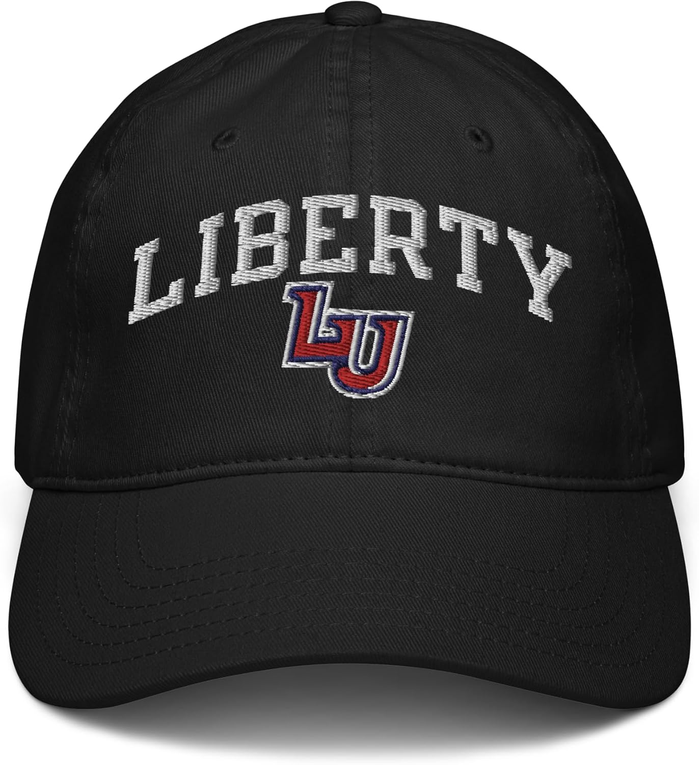 Liberty Flames Arched Officially Licensed Adjustable Baseball Hat