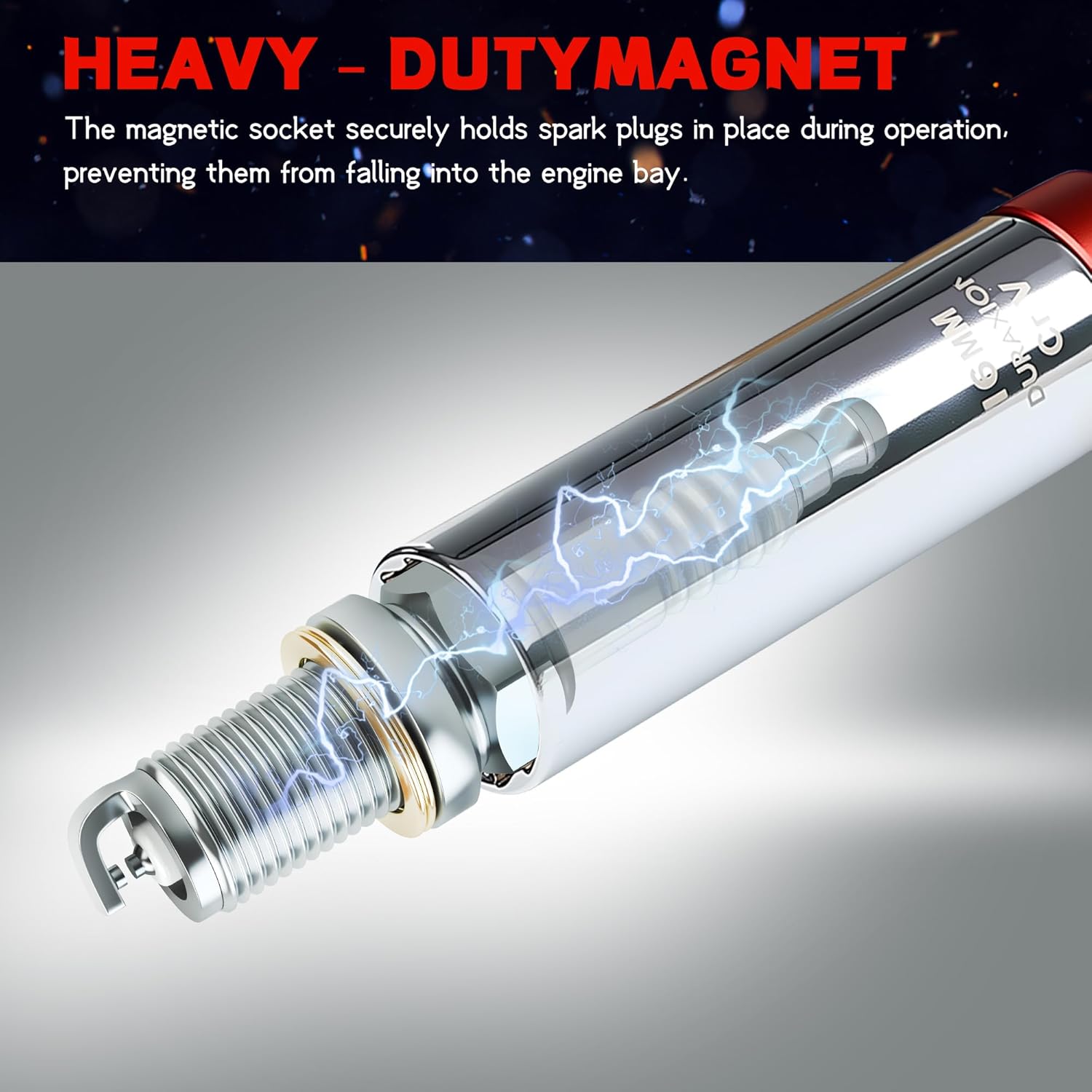 16PCS 3/8" Drive Torque Wrench with Magnetic Spark Plug Socket Set, ±3% Precision Dual Direction Torque Wrenches with 72-Tooth Dual Range Scales with Ft.Lbs and N.m(5-45ft.lb/6.8-61Nm)