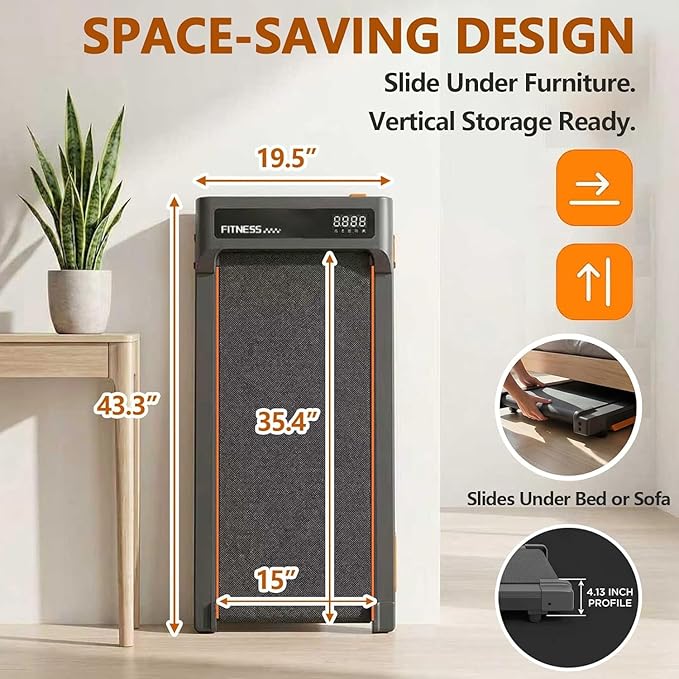 Caminadora Eléctrica 2.5 hp con Inclinación Negra miniatura 6