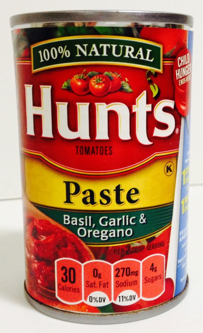 Hunts Tomato Sauce With Oregano Basil And Garlic