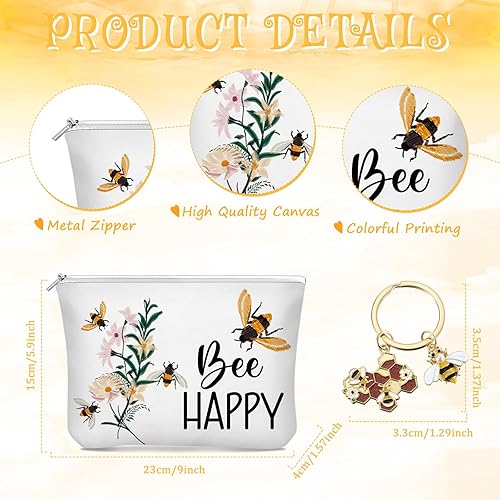 Miniatura 3 de Juego de 3 vasos de Navidad vasos de acero inoxidable con tapa pajilla bolsa de cosméticos llavero para fiestas temáticas de Navidad amantes de los