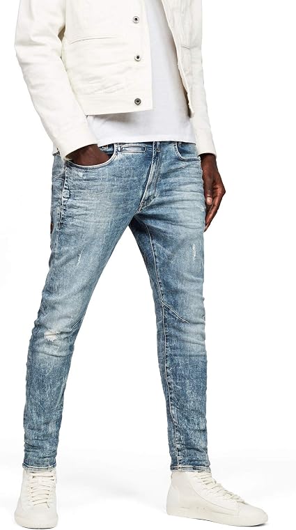 G-STAR RAW Men's D-Staq 3D Slim Jeans 
