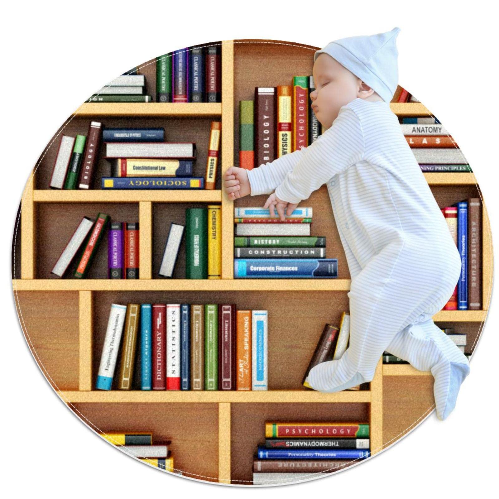 Tapis de jeu pour enfants JDEZ idéal pour le coin lecture de la chambre bébé