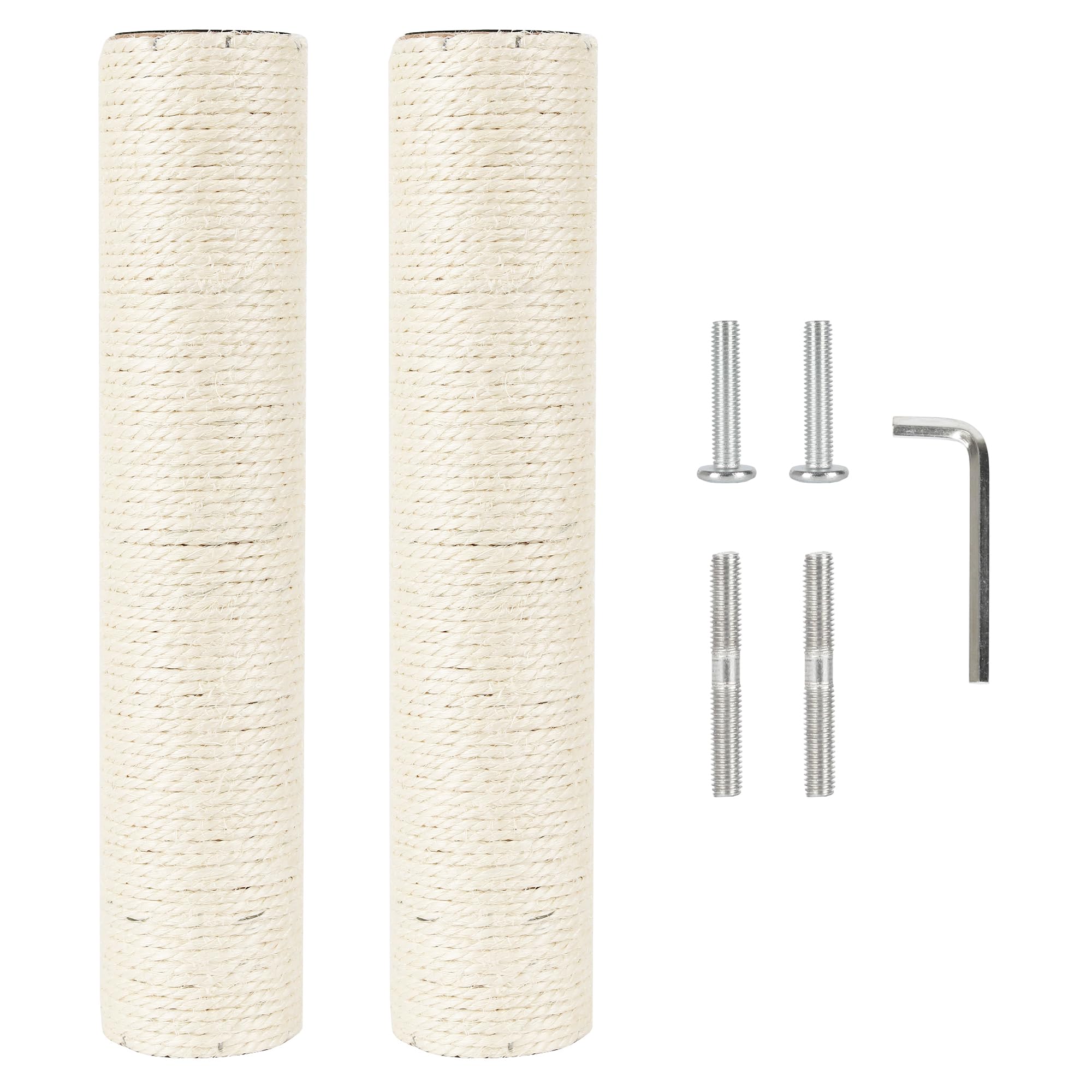 Poteau de rechange arbre à chat en sisal M8 de 35 cm et diamètre 7,4 cm pour réparation