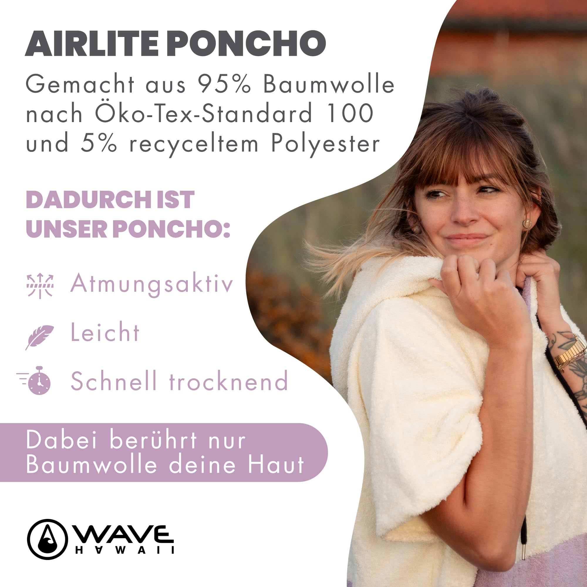 WAVE HAWAII Surfponcho, Pampatar, 100% katoen, 170-200 cm lengte, omkleedhulp, zwemmen, strand, surfen, badponcho, badponcho, douchesponcho voor dames, heren en volwassenen, veelkleurig, L-XL WAVE HAWAII Surfponcho, Pampatar, 100% katoen, 170-200 cm lengte, omkleedhulp, zwemmen, strand, surfen, badponcho, badponcho, douchesponcho voor dames, heren en volwassenen, veelkleurig, L-XL