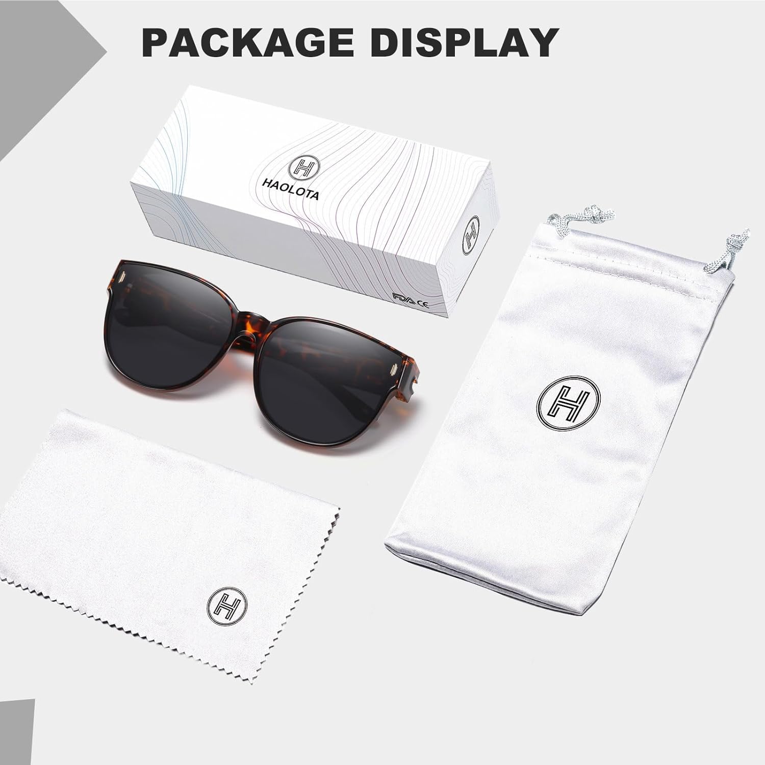 HAOLOTA Fit Over Glasses Sunglasses for Women, Large Polarized Driving Sunglasses Trendy Cat Eye UV400 Protection - Image 7