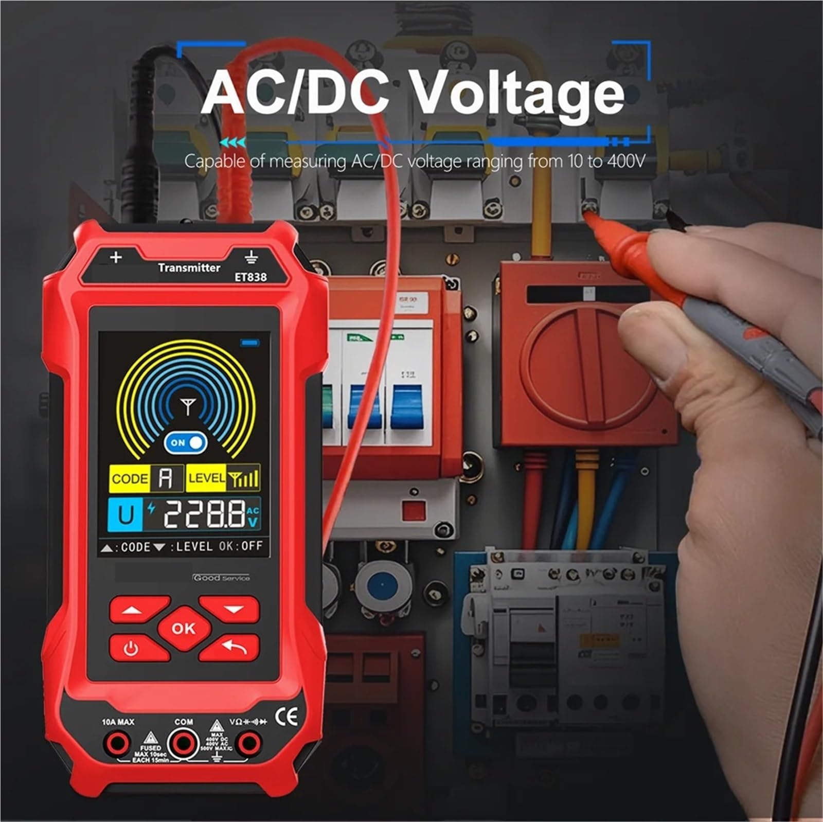 Tester Kabli Sieciowych, Wytrzymały lokalizator kabli elektrycznych, wykrywacz zwarć w podziemnych instalacjach ściennych, tester sieciowych, cyfrowe multimetry