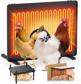 Chicken Coop Heater, 12 * 16inch Large Brooder Heater Plate for Chicks, Adjustable Height