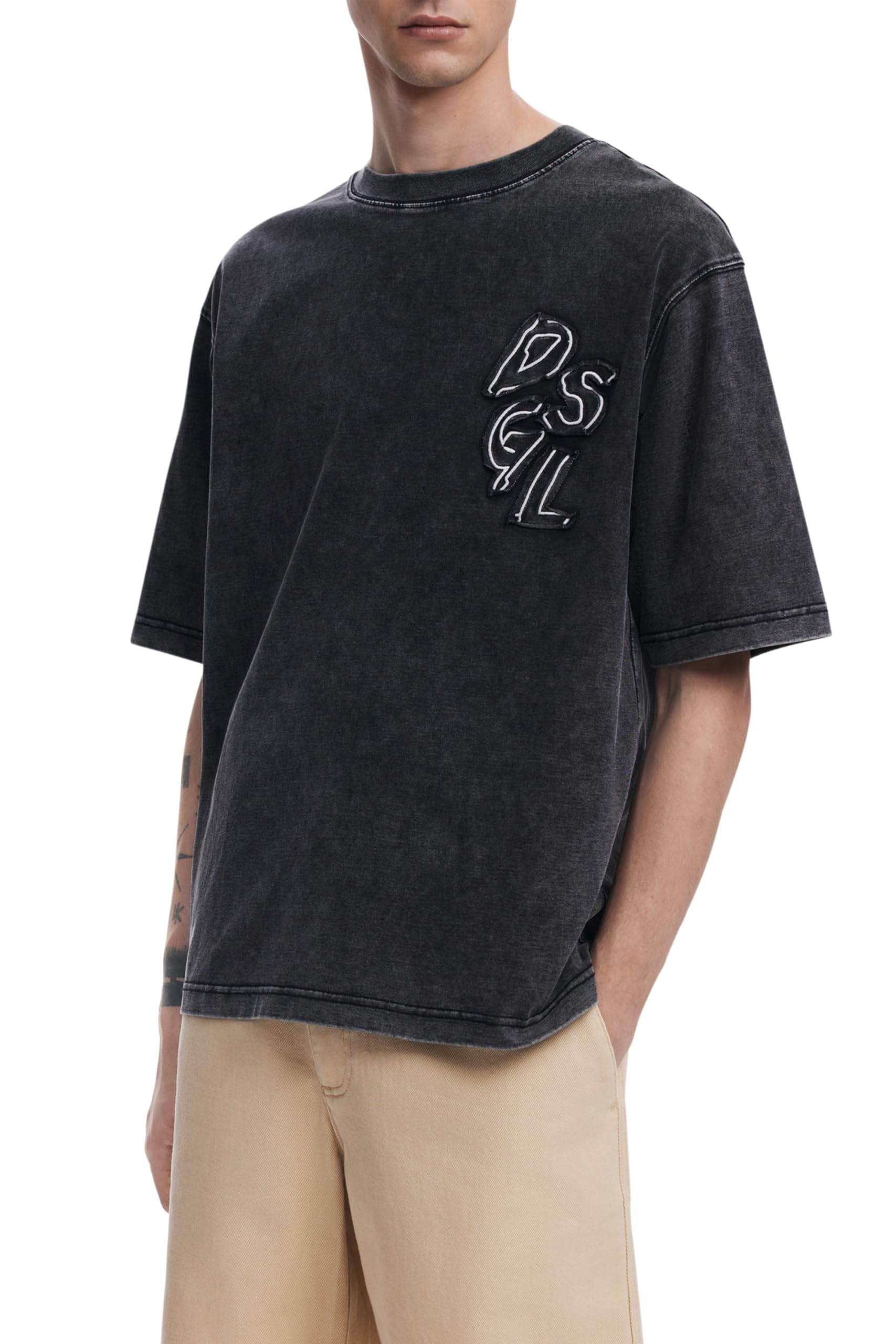 Desigual TS_Cardiff_Mickey, 2000 Black, L
