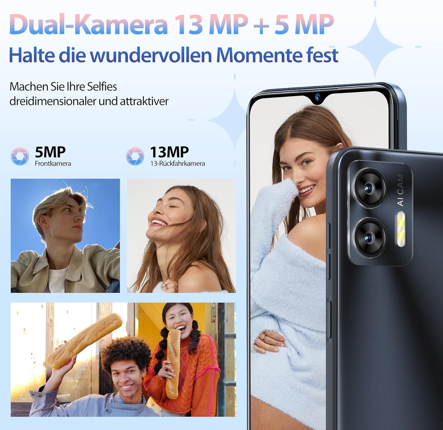 OUKITEL C36 (2023) Mobile Phone Without Contract, 12GB + 128GB/1TB Expandable, 5150mAh 6.56 Inch HD+ Display, Android 13 Cheap Smartphone 4G, Octa Core Processor, 13MP Panorama Camera, Dual SIM 3 OUKITEL C36 (2023) Mobile Phone Without Contract, 12GB + 128GB/1TB Expandable, 5150mAh 6.56 Inch HD+ Display, Android 13 Cheap Smartphone 4G, Octa Core Processor, 13MP Panorama Camera, Dual SIM 3