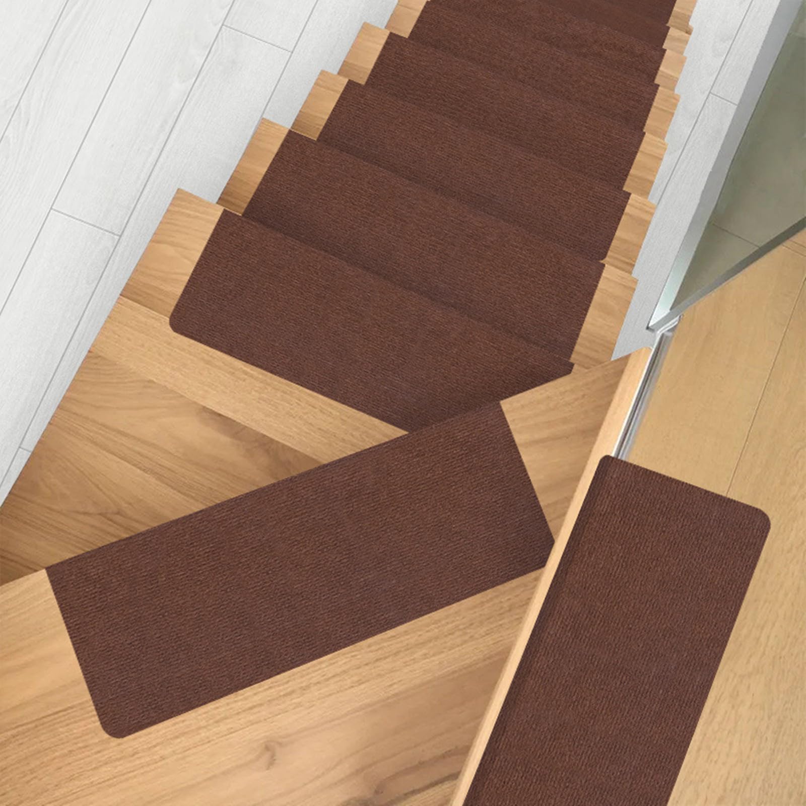 Alfombras de interior de alta resistencia con tapete protector premium para escaleras