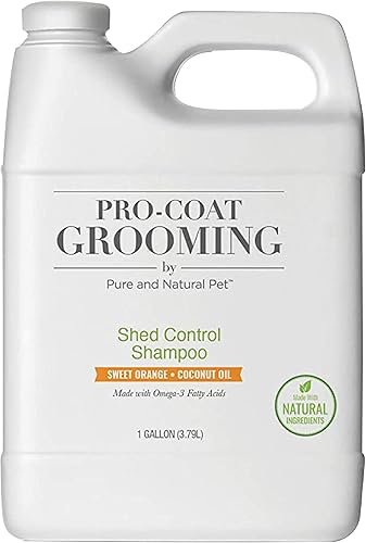 Pro-Coat Grooming Champú Shed Control (naranja dulce y coco) 1 galón