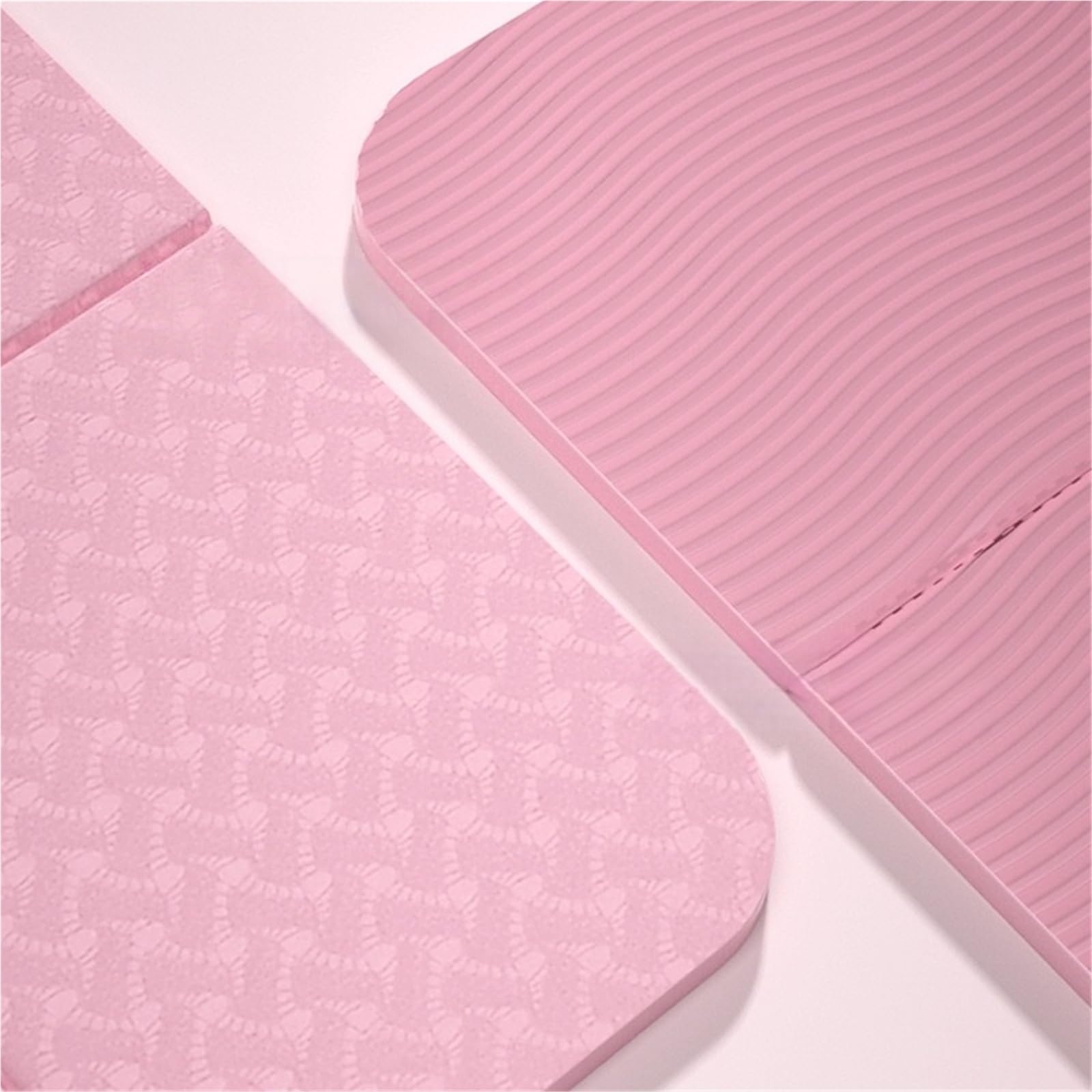Pieghevole Tappetino Yoga Ecologico In Elastomero Termoplastico Versatile per Pilates Fitness Ginnastica Meditazione Palestra Donne/Uomini Interno/Esterno