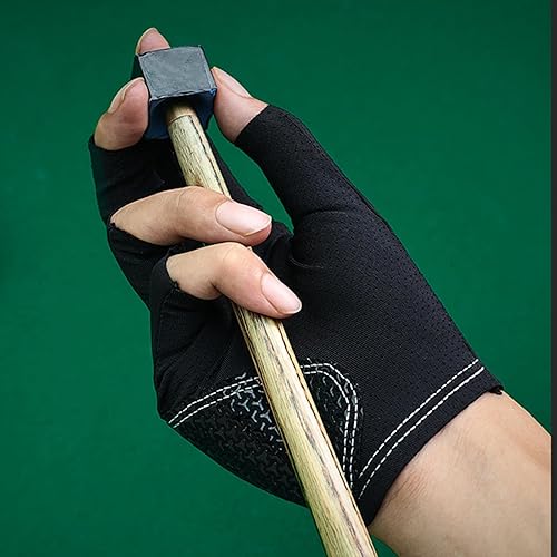 Miniatura 2 de FARDAS Guantes de billar, guantes de billar, tiradores de billar, guantes deportivos de 3 dedos para hombres y mujeres