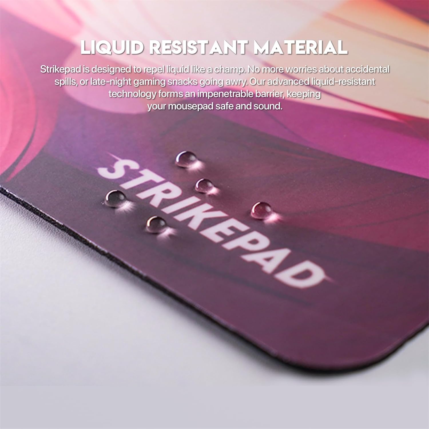 Gaming Mouse Pad and Large Desk Mat, Waterproof Speed Mousepad, Non-Stitched Edges, Transformation Pattern, Durable Mouse Mat for Office and Gaming, FANTECH STRIKEPAD MST901, Blue，35.5"*15.8"