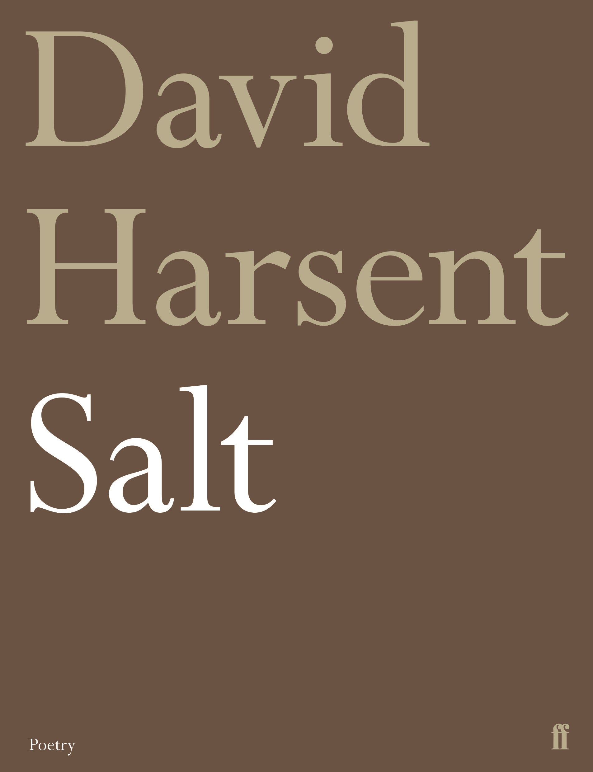 Salt by David Harsent PAPERBACK 9780571337866