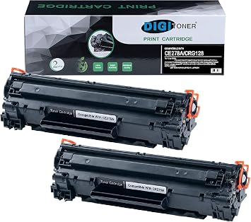 New Compatible CE278A 78A Toner Cartridge for HP P1560 P1566 P1600 P1606 M1536 Black, 2 Pack