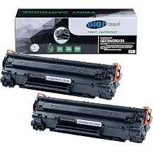 CE278A CRG128 CRG126 Toner Cartridge Compatible with HP LaserJet Pro M1530 26PPM M1536dnf 26PPM M1537dnf 26PPM M1538dnf 26PPM M1539dnf 26PPM P1566 P1606dn MF4550 MF4452 MF4450 [2 Pack]