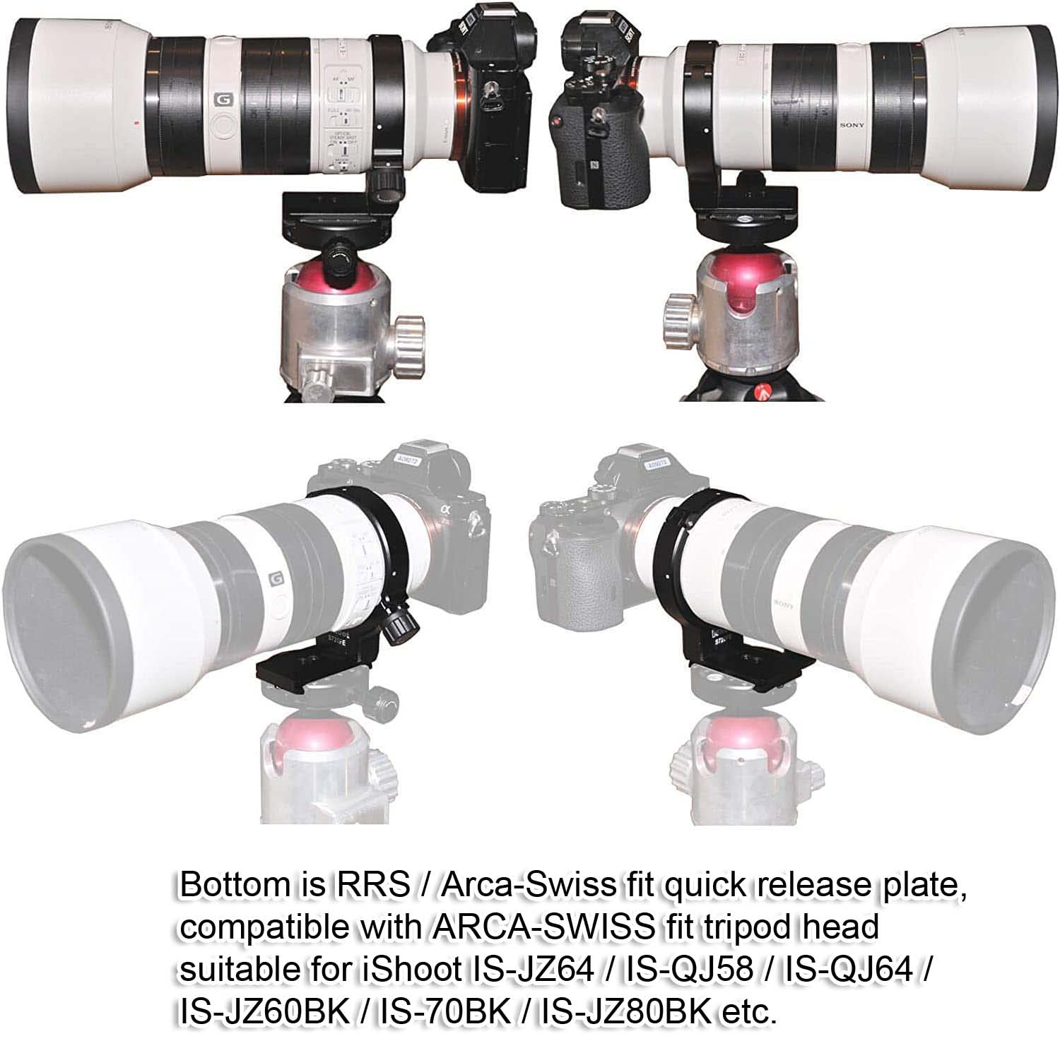 Bague De Montage Trépied Pour Objectif Sony FE 70-200mm F/4 G OSS SEL70200G - Arca-Swiss