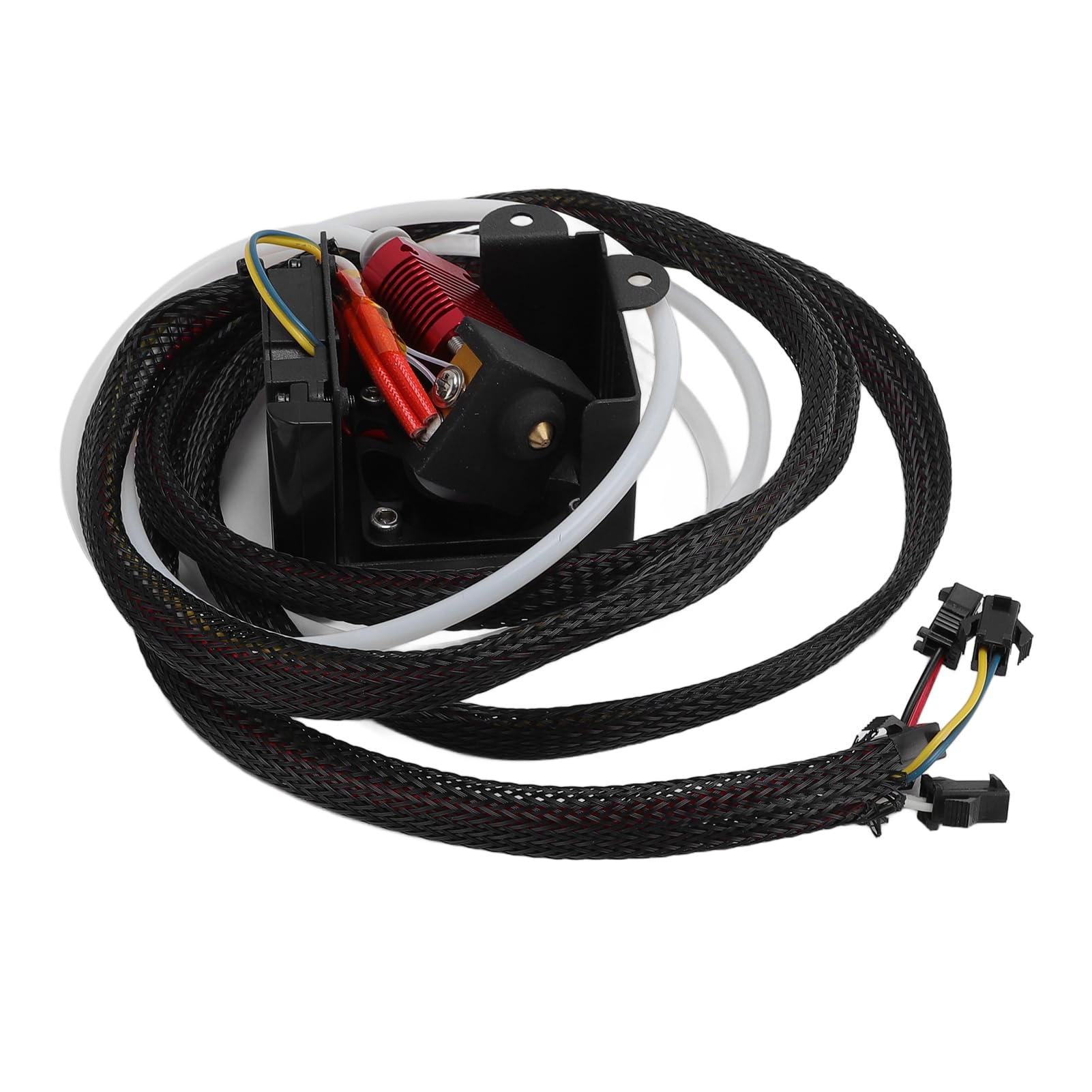 Naroote Kit Hotend d'extrudeuse Entièrement assemblé, Extrudeuses d'Imprimante 3D, Mise à Niveau Ender 5 Hot End avec Bloc Chauffant 24 V et Ventilateur de Refroidissement, Idéal pour Imprimante