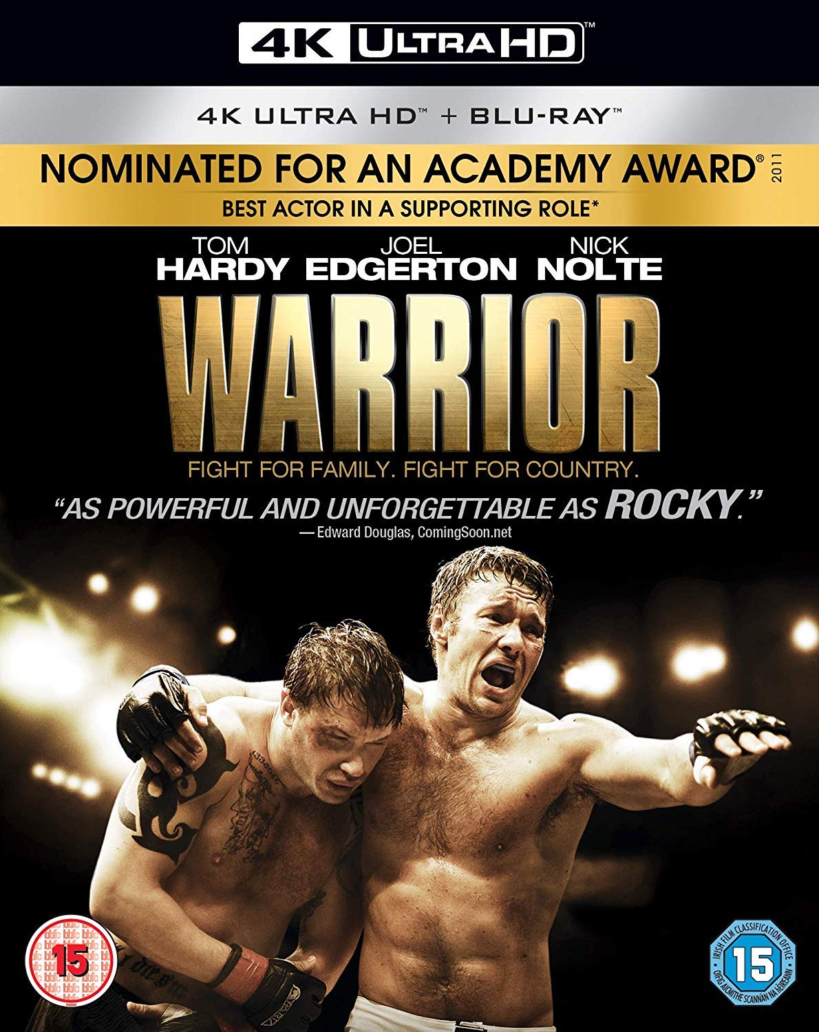 Warrior- 4KUHD Blu-Ray (2018) Tom Hardy