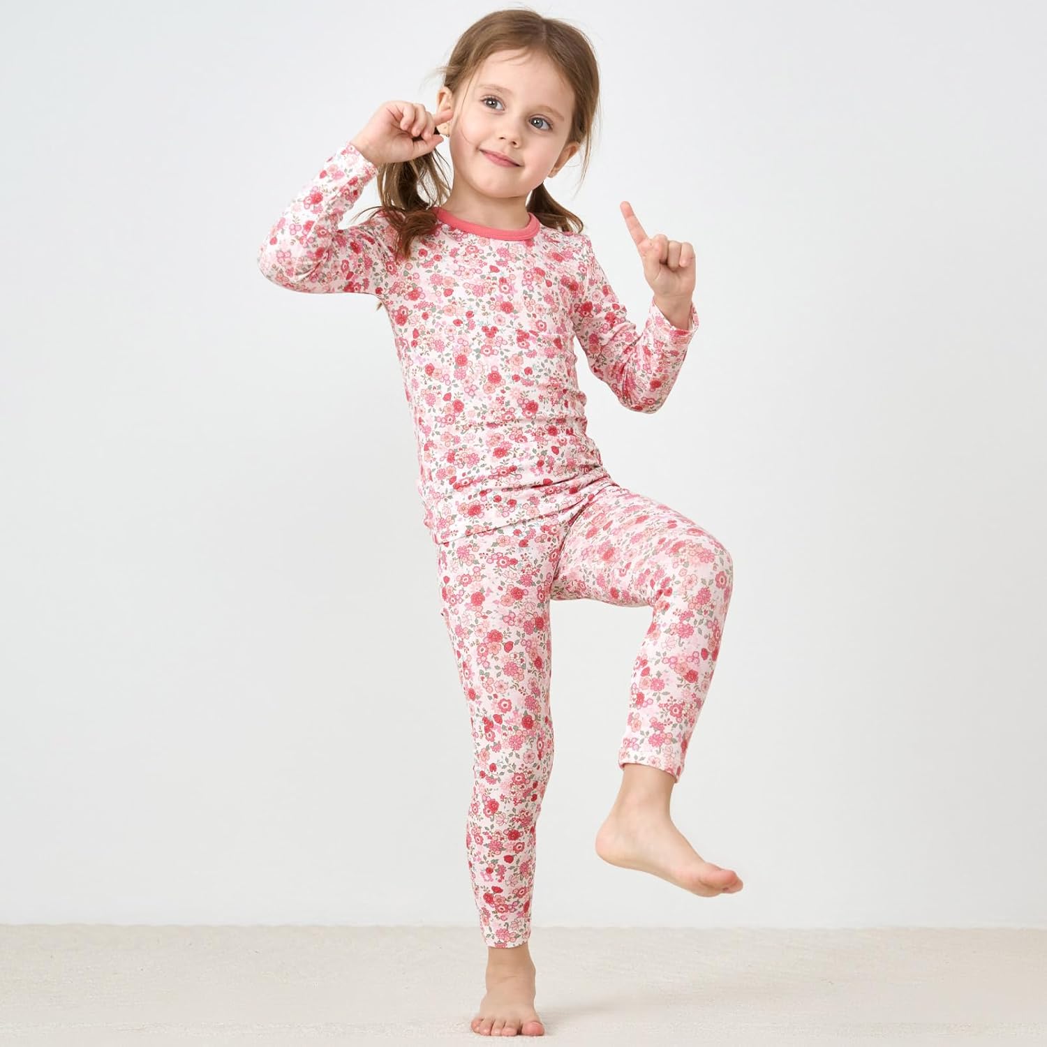 pureborn Baby Toddler Kids Viscose from Bamboo Pajamas Set Pjs 2pcs 18M-8Y - Image 2