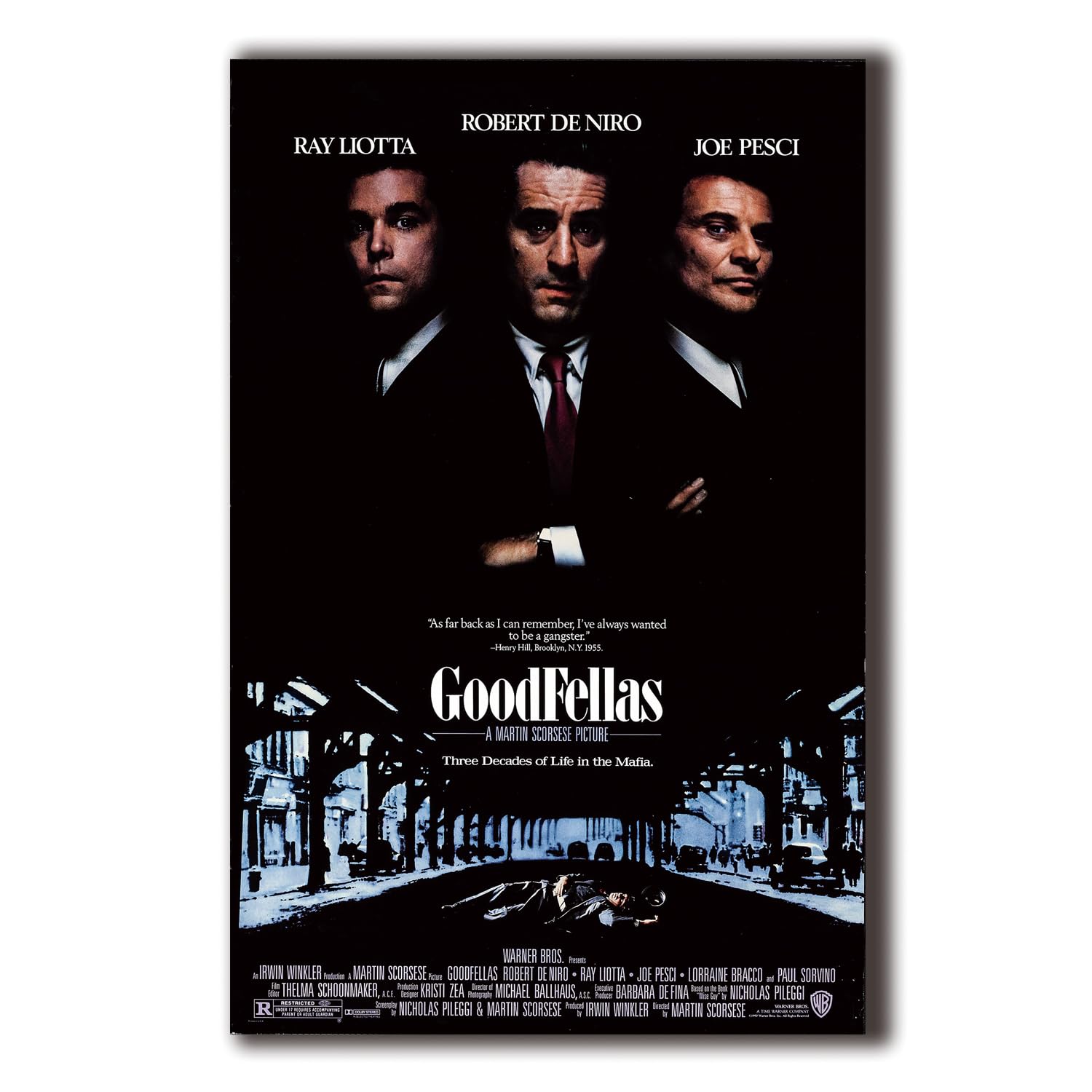 Goodfellas Movie Poster (1990) Style A -(Robert De Niro)(Ray