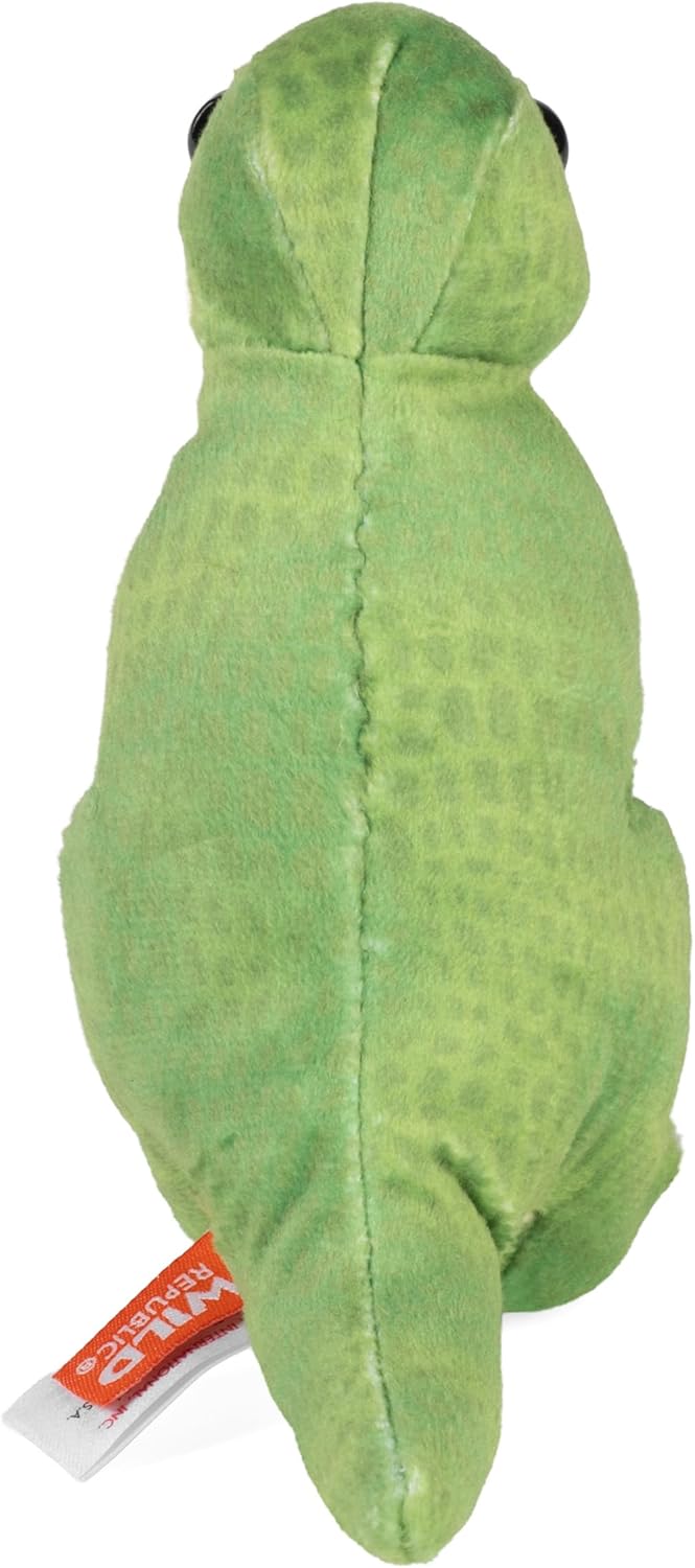 Wild Republic Pocketkins Eco T.Rex, Stuffed Animal, 5 Inches, Plush Toy, Made from Recycled Materials, Eco Friendly