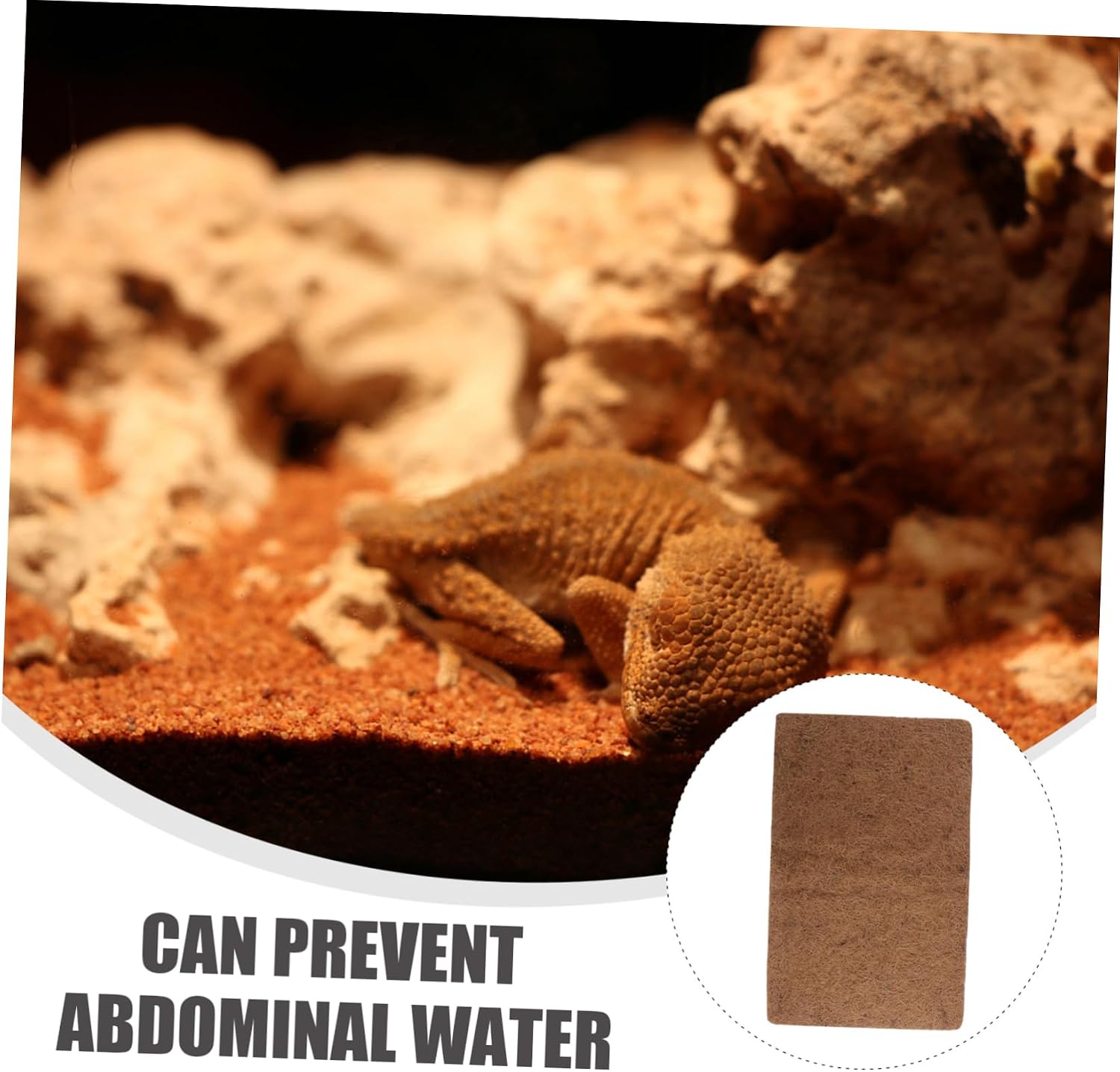 UPKOCH 3pcs Reptile Supplies Mat Coconut Fiber Mat for Reptile Tank Decor Coir Liner